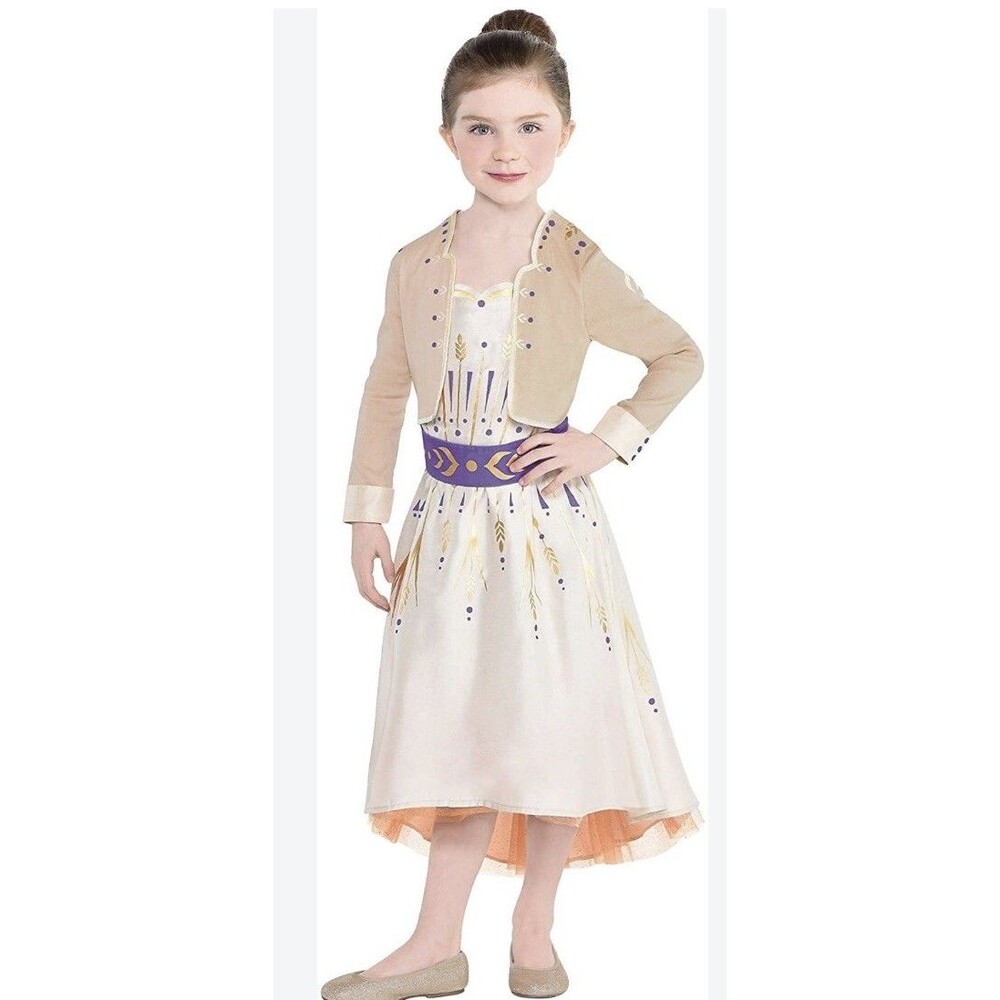Disney Frozen II Anna Dress Halloween Costume Dress Size Large 12-14 Years NEW